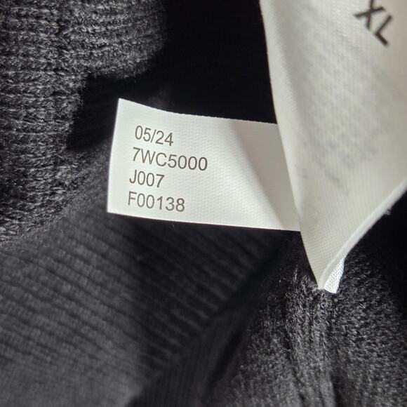 Lucky Brand Sweater Womens XLarge Jet Black V-Neck Raglan Pullover Knit Soft NEW - Picture 13 of 13